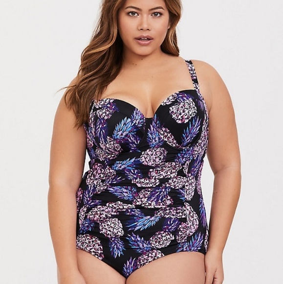 torrid Other - Torrid size 4 pineapple swimsuit underwire